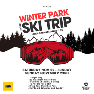 Mini Ski Trip Winter Park (1 Night), Nov 22nd